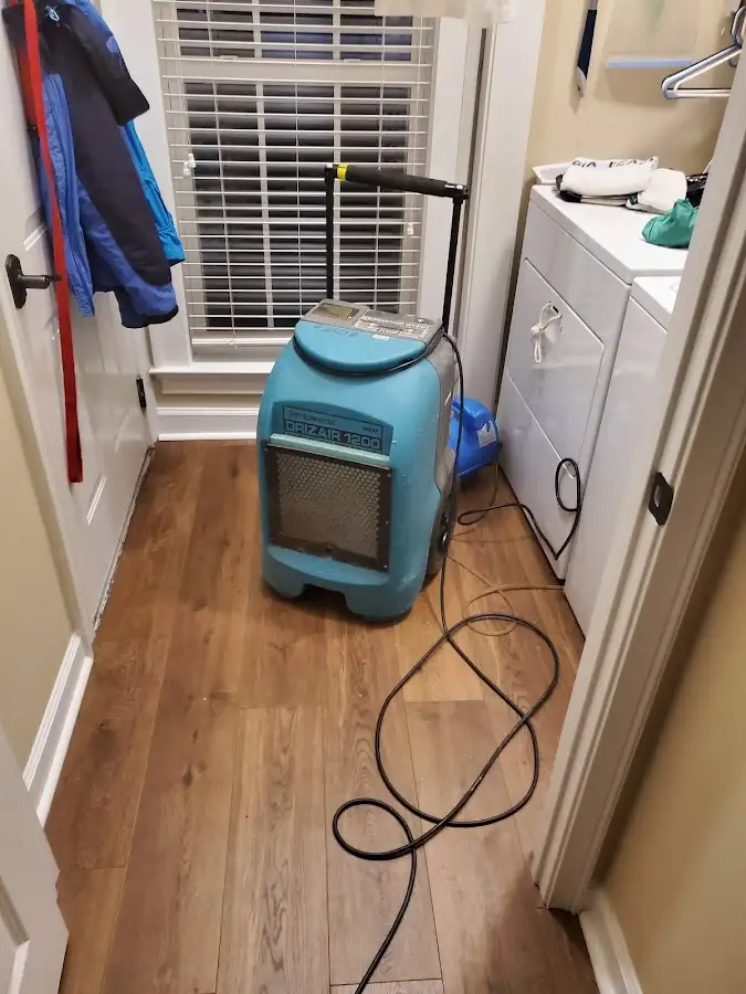 Commercial dehumidifier deployed for Flood Damage Cleanup in Macon